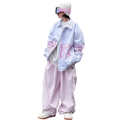 Nowinsnow -Retro baggy Snow Pants --Women's