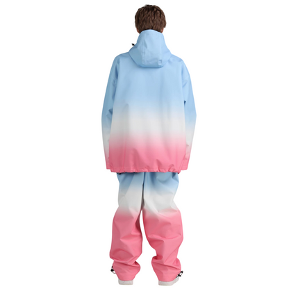 Searipe -Blue gradient Snow Suit --Men's