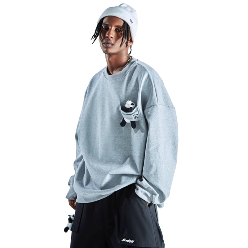 Sudadera polar RenChill Panda para hombre 