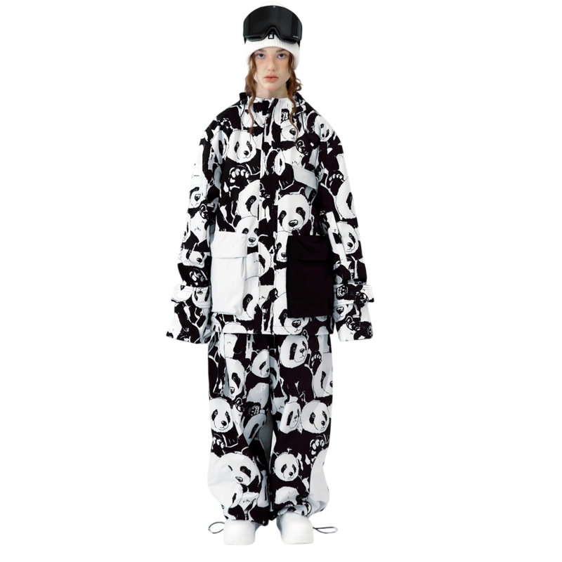 Hellystudio -Panda Snow Pullover Jacket  --Women's