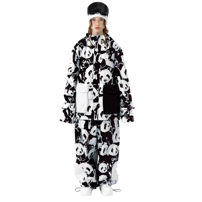 Hellystudio -Panda Snow Pullover Jacket  --Men's