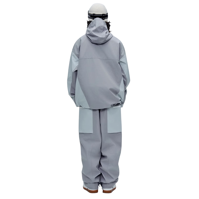 Nowinsnow - Classic Colorblock baggy Snow Pants --Women's