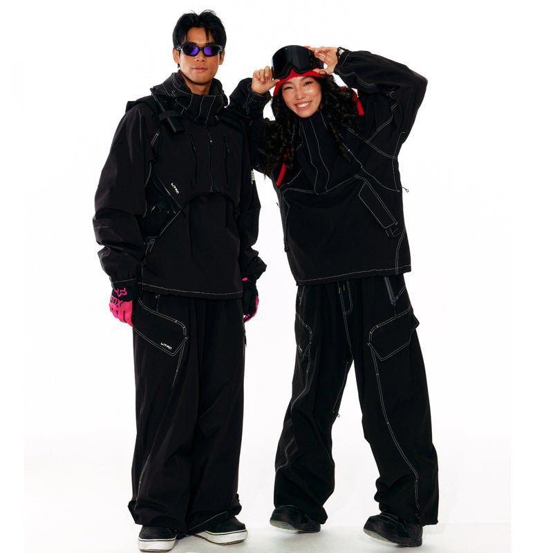 LITAN - 3L Baggy Cargo Pants --Women's