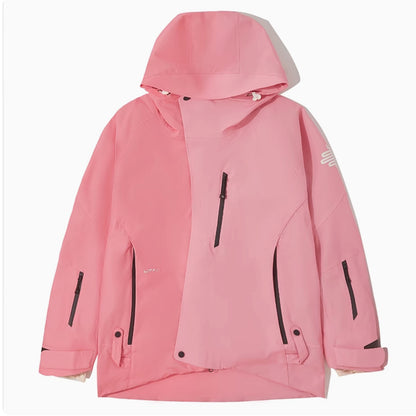LITAN - Macarons Gradient Color Mountain Snow Jacket--Men's