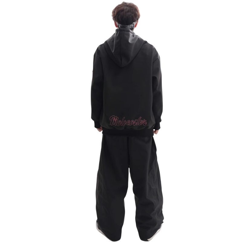 Sudadera con capucha rosa Molocoster para hombre 
