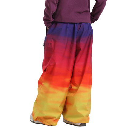 Gsou Snow- Rainbow Baggy Snow Pants--Men's