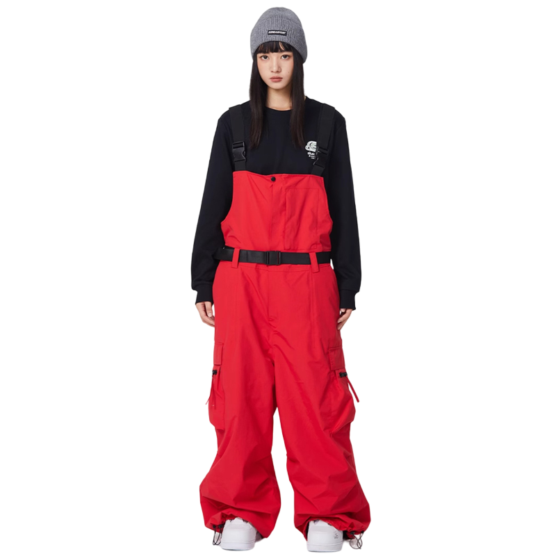 Searipe - 3L Side Release Buckle Belt Baggy SnowBibs - Women's