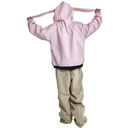 Sudadera con capucha de polar de seda de conejo RenChill para hombre 