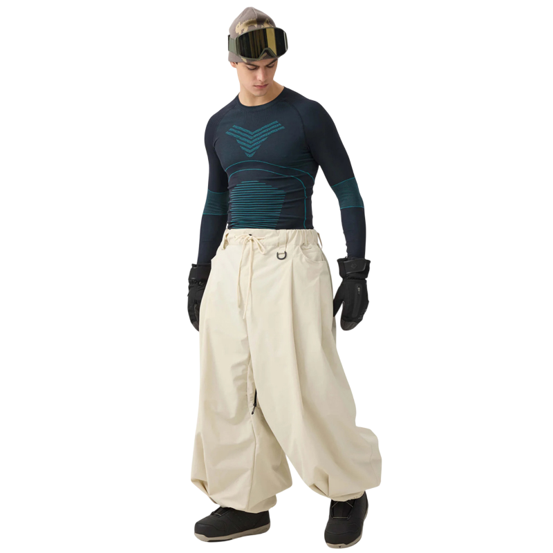 Gsou Snow- Drawstring Baggy Snow Pants --Men's