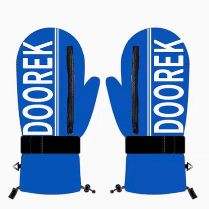 Doorek -Simple and Colorful Ski gloves with built-in wrist guards