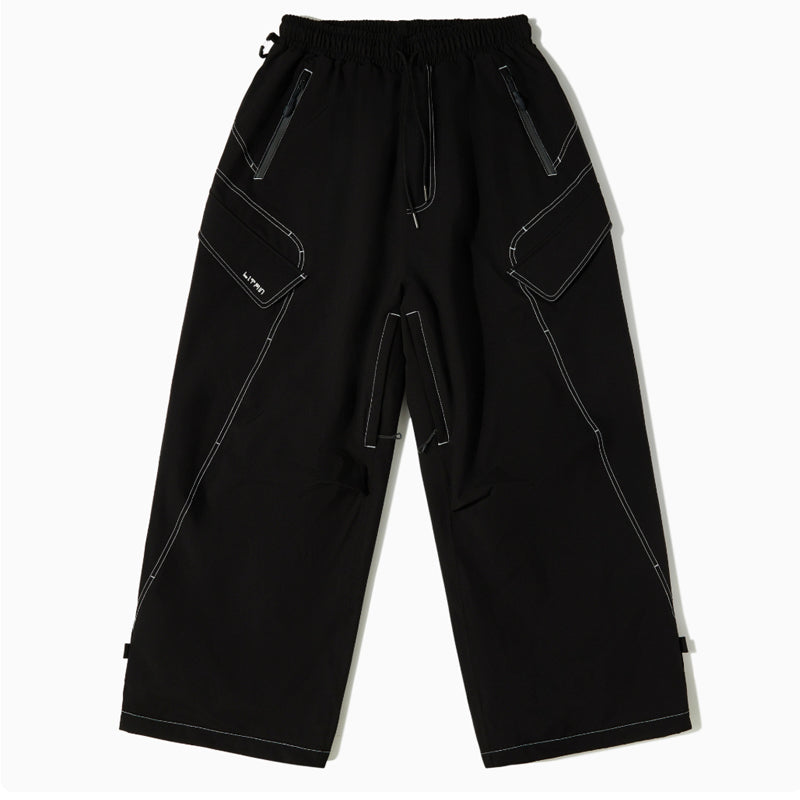 LITAN - 3L Baggy Cargo Pants --Women's