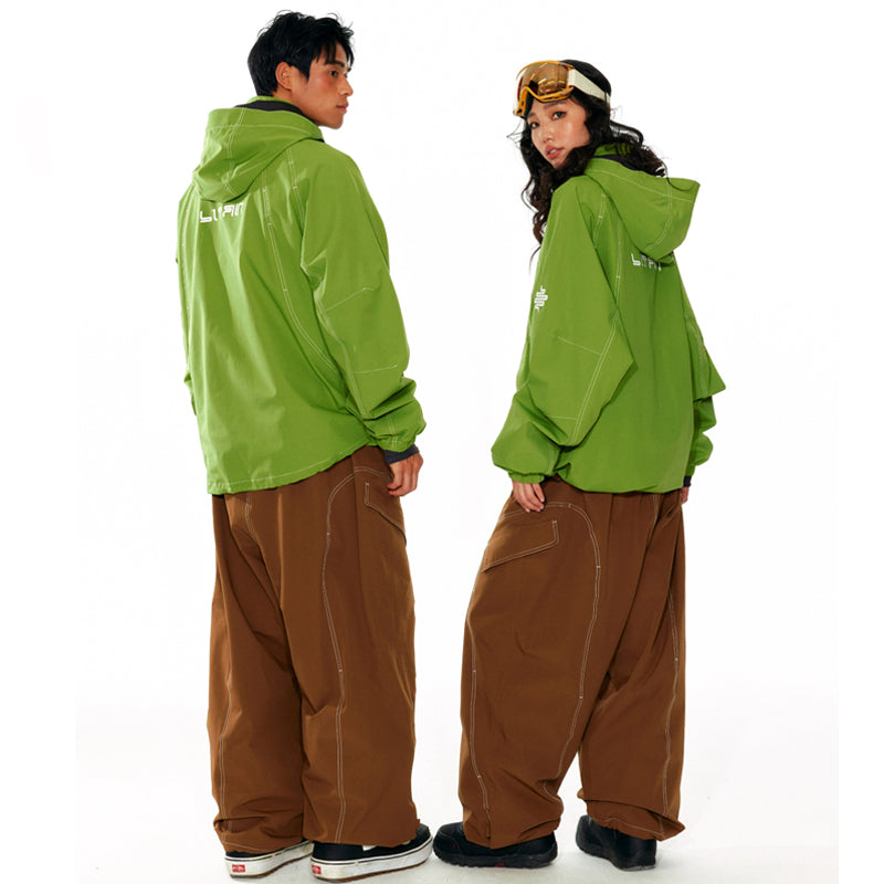 LITAN - Gree&blue Soft Shell Pullover - Women's