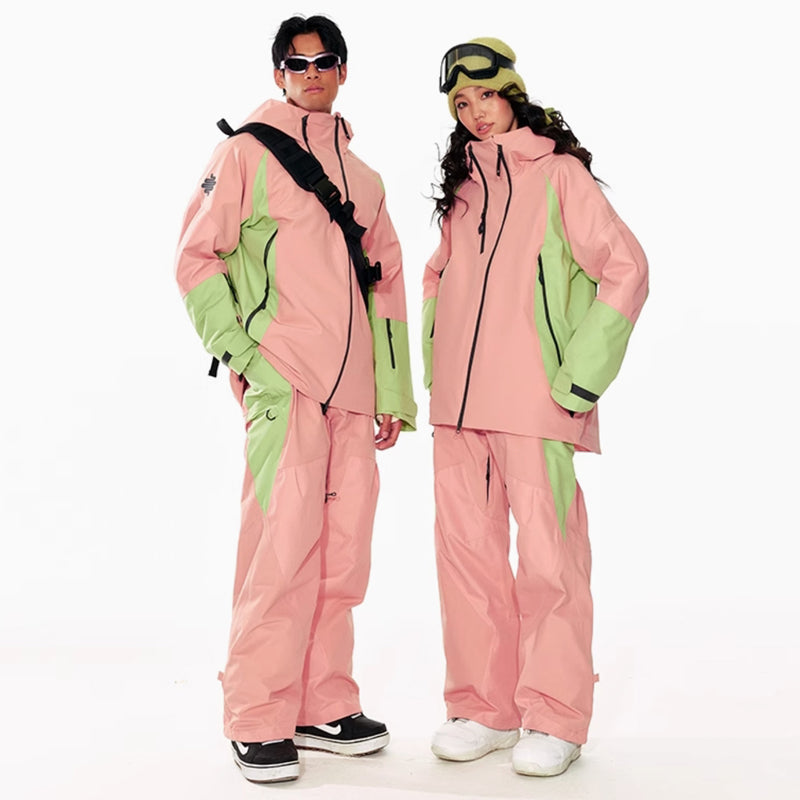 LITAN -  Outdoor pink 3L ski Jacket--Men's