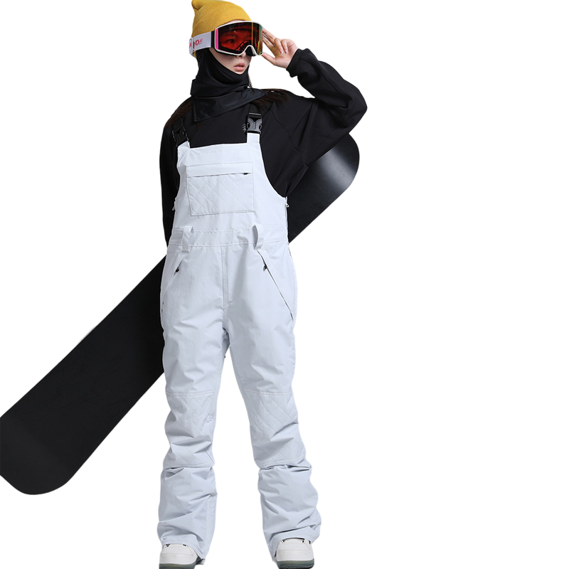 Gsou Snow - Snow Colorblock Snowboard Bibs - Men's