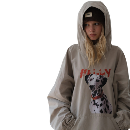 Hellystudio -Panda & Dog Snow Pullover --Men's