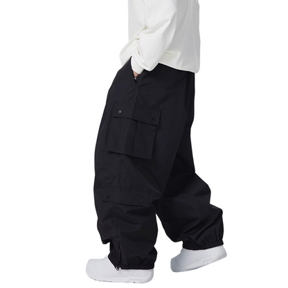 Searipe - 3L Monochrome Baggy Cargo Pants - Men's