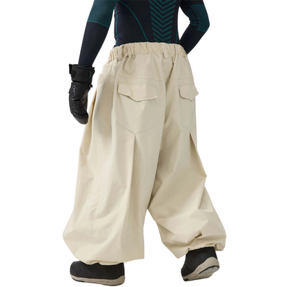 Gsou Snow- Drawstring Baggy Snow Pants --Women's