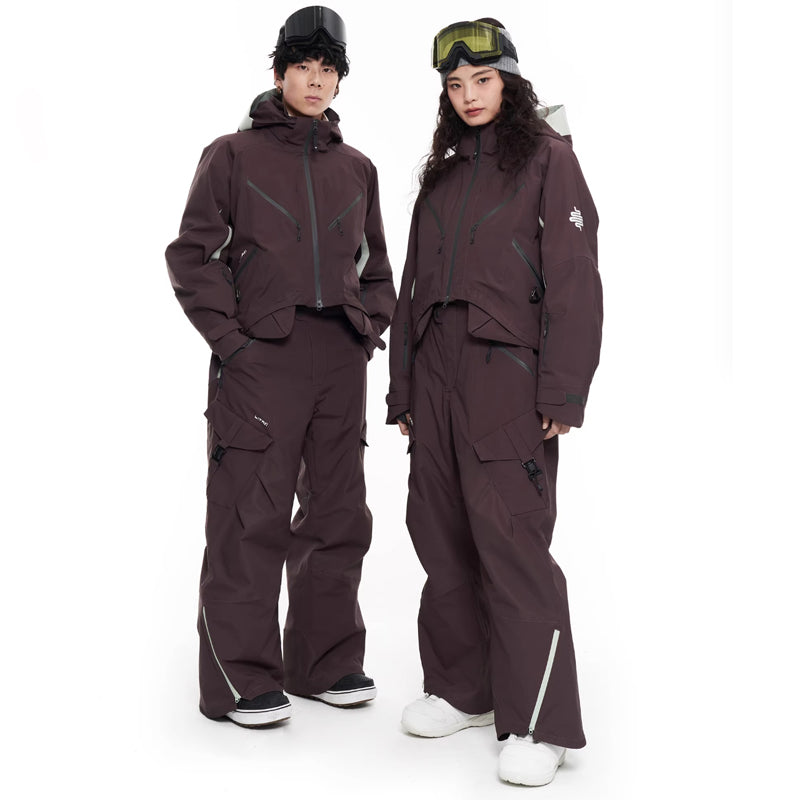 LITAN - removable inner lining Insulated Snow Jacke --Women's