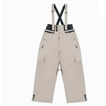 Molocoster Street free style ski bibs--Men's