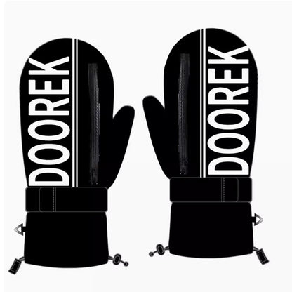 Doorek -Simple and Colorful Ski gloves with built-in wrist guards