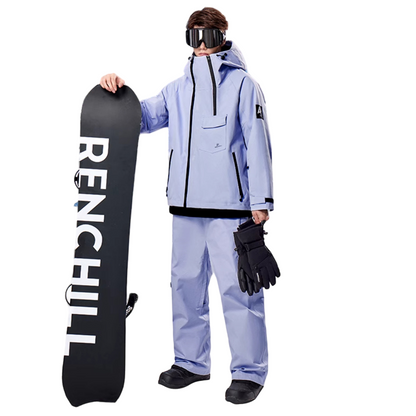 RenChill 3LVibrant Tiffany Blue Beanie Hat Snowsuits--Men's