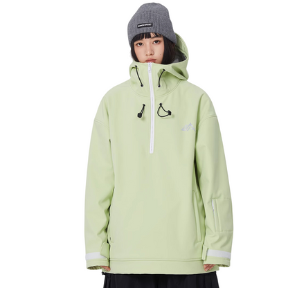 Searipe -Basic Half-Zip Insulated Hoodie --Women's