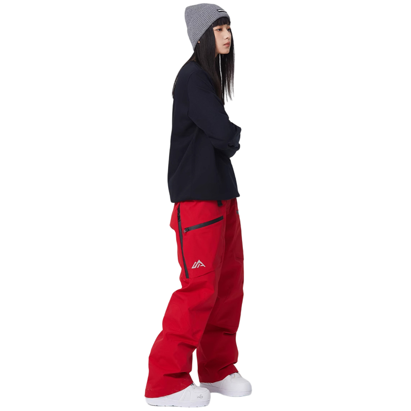 Searipe  - White Side Zipper Snow  Pants - Women's