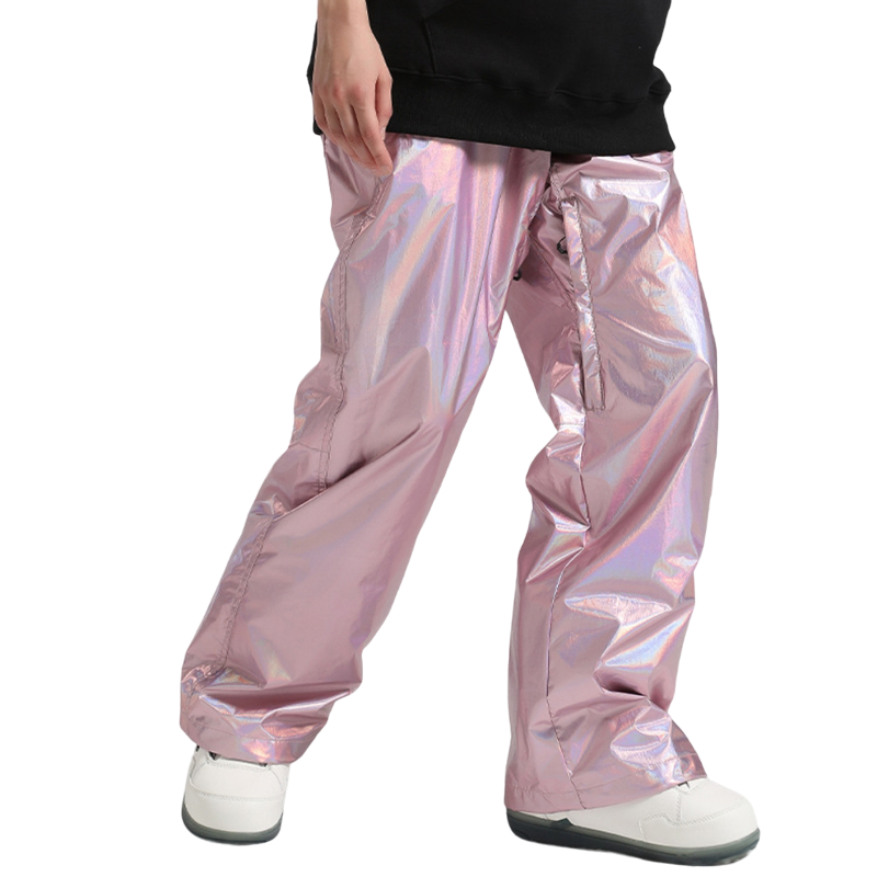 Gsou Snow - Leather Snow  Dazzling Ski Pants - Women's