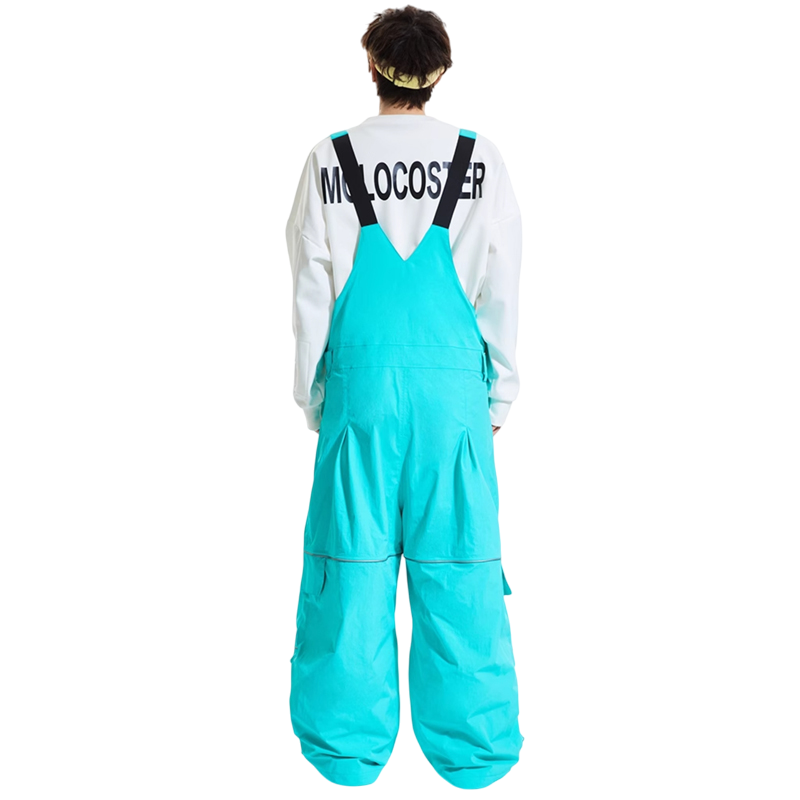 Petos holgados reflectantes de hip hop Molocoster para hombre 