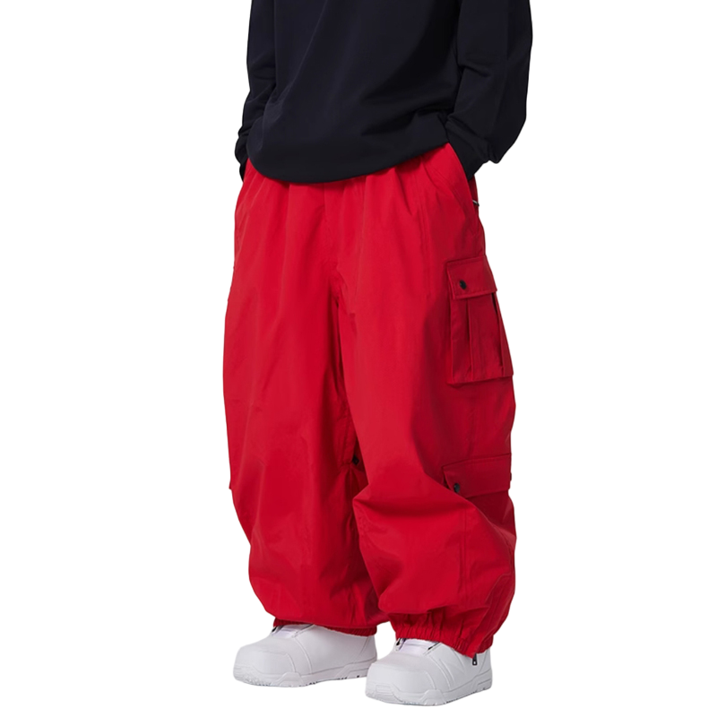 Searipe - 3L Monochrome Baggy Cargo Pants - Men's