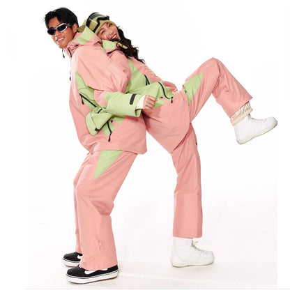 LITAN -  Outdoor pink 3L ski Pants --Men's