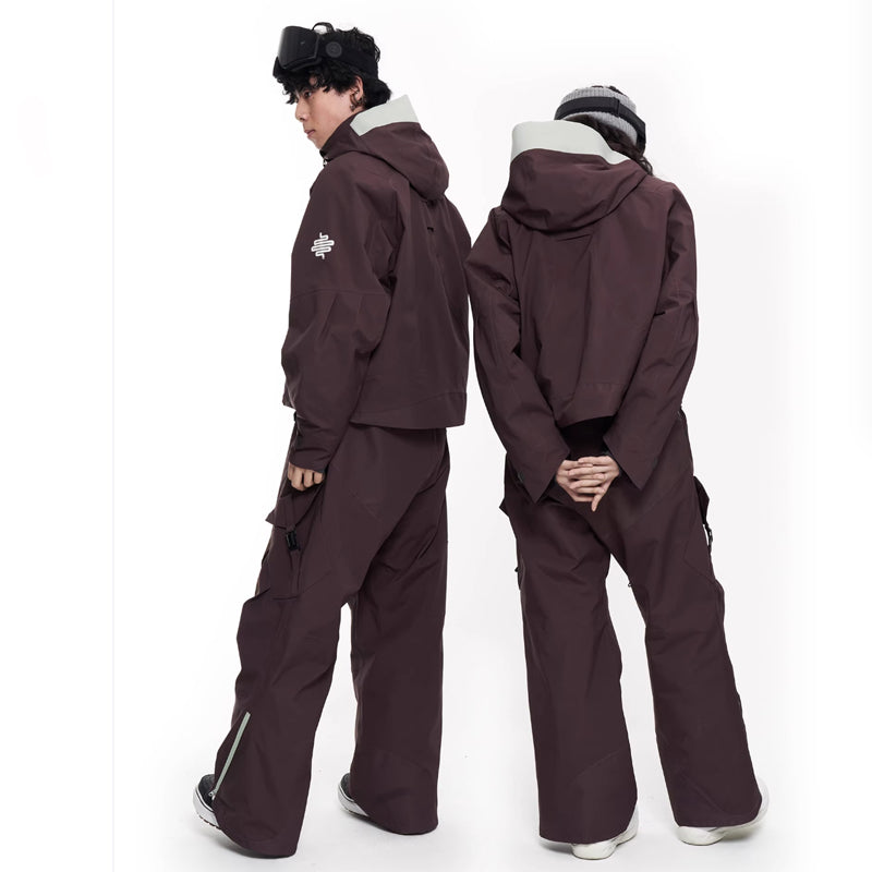 LITAN - removable inner lining Insulated Snow Jacke --Women's