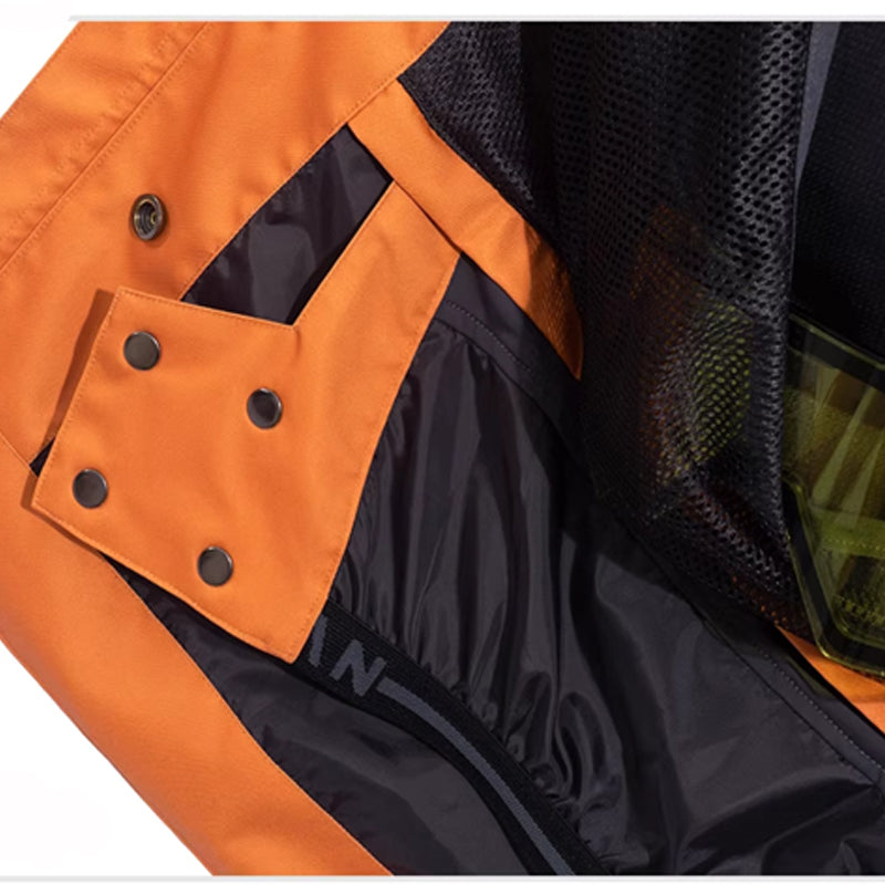 LITAN - Outdoor Orange Gradient Ski Jacket --Women's