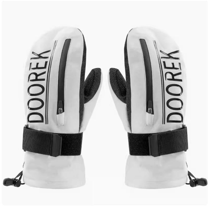 Doorek -Simple and Colorful Ski gloves with built-in wrist guards