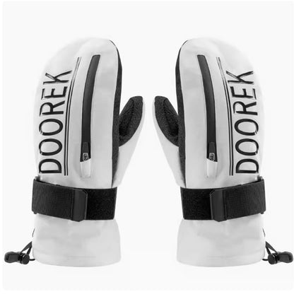 Doorek -Simple and Colorful Ski gloves with built-in wrist guards