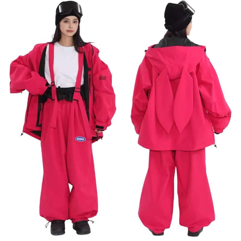 Doorek - Detachable Bunny ear Jacket - Women's