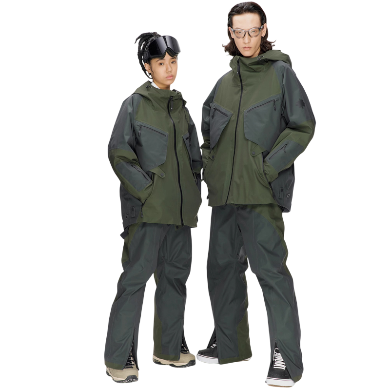 LITAN - Double zipper outdoor Ski Jacket --Women's