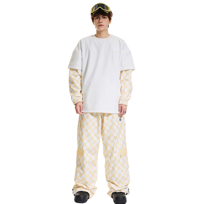 Molocoster Checkerboard Ski Suit--Men's