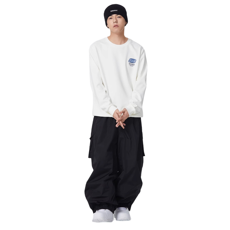 Searipe - 3L Monochrome Baggy Cargo Pants - Women's