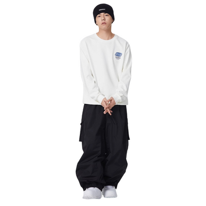 Searipe - 3L Monochrome Baggy Cargo Pants - Men's