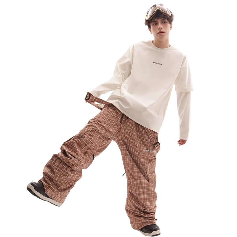 Molocoster Checkered Snow Pants--Women's