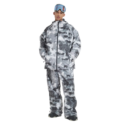 Doorek - Retro tie-dye snowsuit --Women's