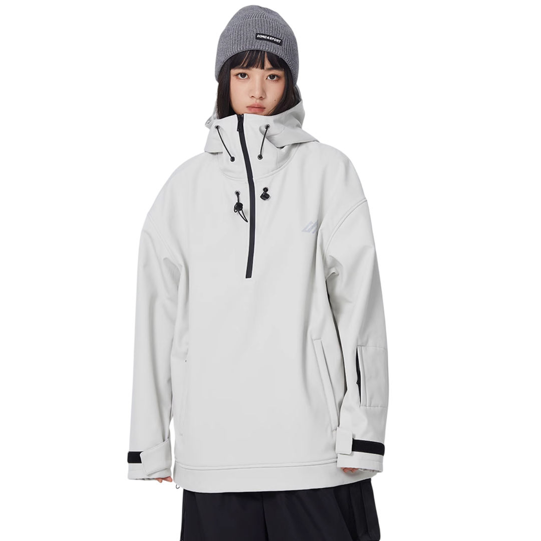 Searipe -Basic Half-Zip Insulated Hoodie --Women's