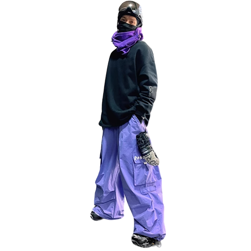 Renchill american baseball Rock Snow Pants -Unisex
