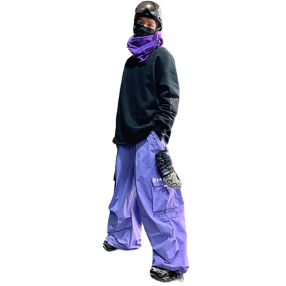 Renchill american baseball Rock Snow Pants -Unisex