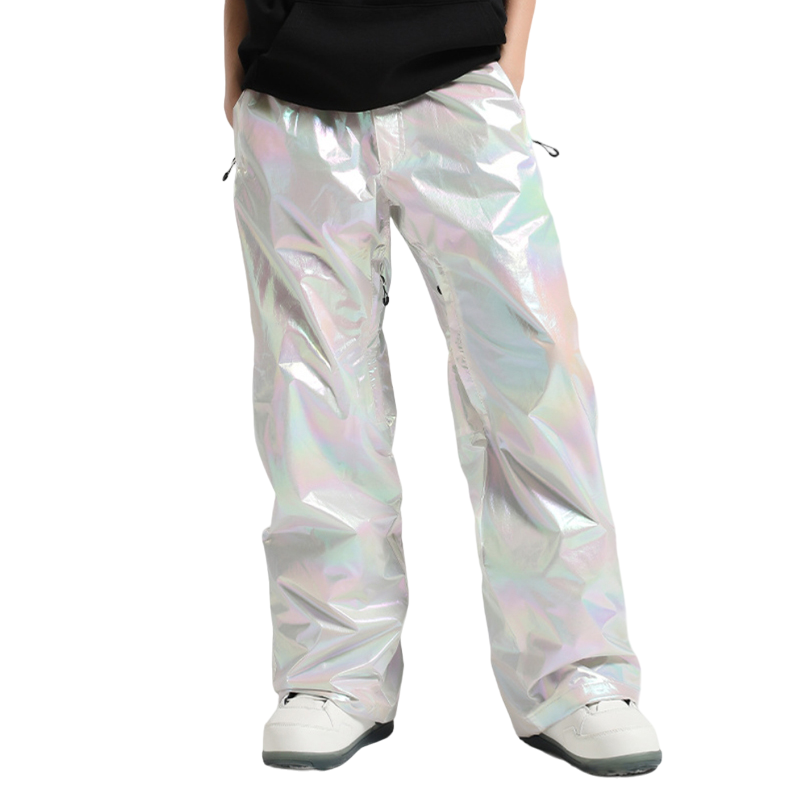 Gsou Snow - Leather Snow  Dazzling Ski Pants - Women's