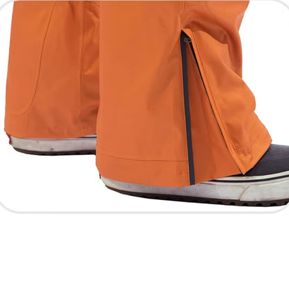 LITAN - Outdoor Suspender Orange snow pants --Women's