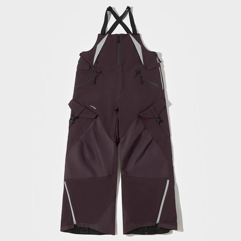 LITAN - Pantalones de nieve con peto profesional - Hombre 