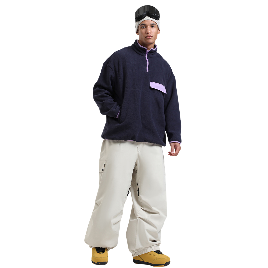 Gsou Snow-Wear-resistant Waterproof Baggy Snow Pants --Men's