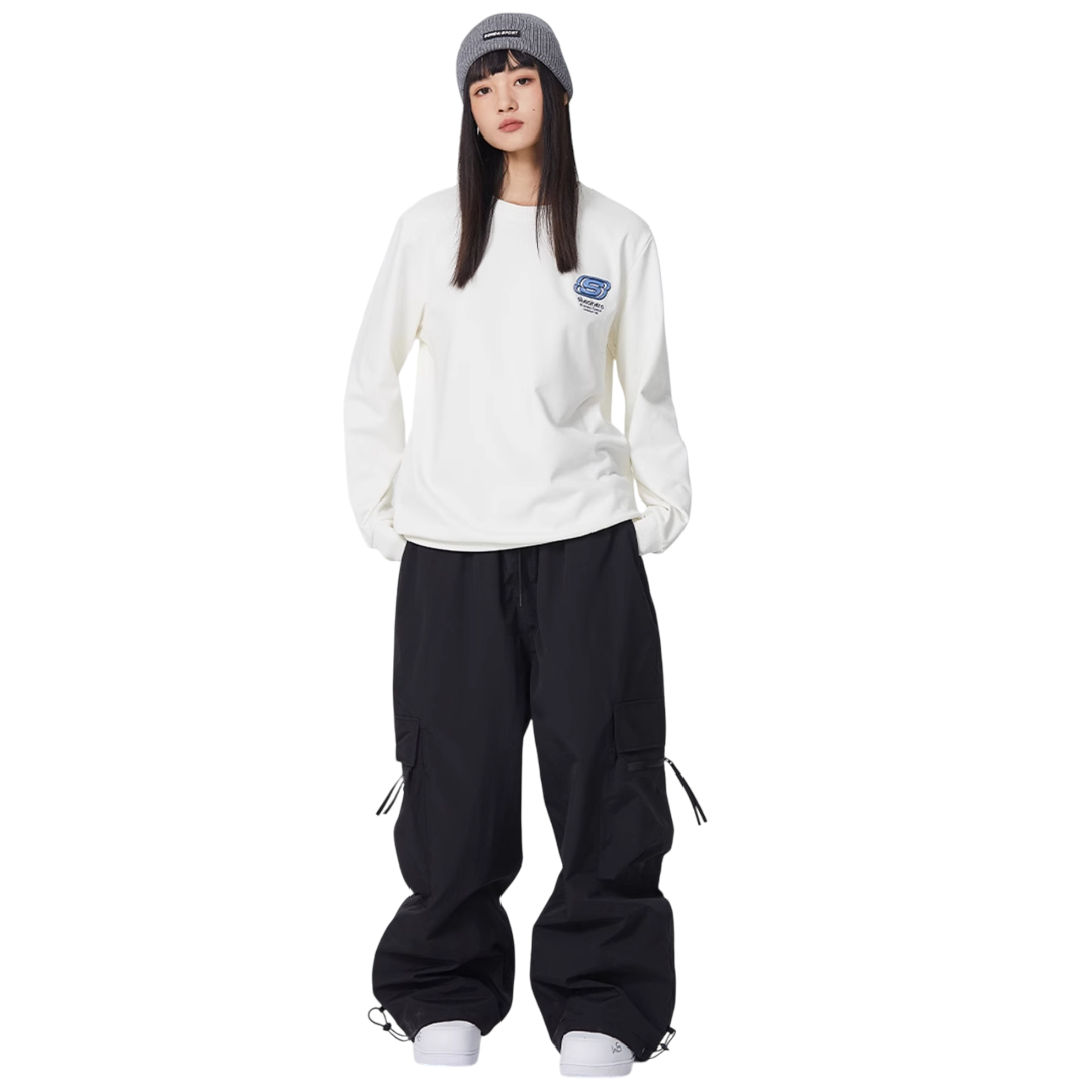 Searipe -Zip Pocket Baggy Snowboard pants --Women's